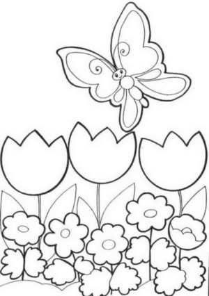 Disegno di fiore da stampare e colorare 508