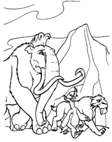 Disegno di Re Leone da stampare e colorare 54