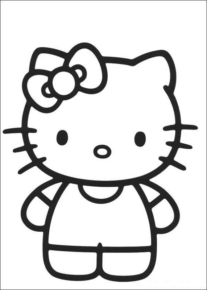 Disegno di Hello Kitty da stampare e colorare 125