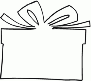 Disegno di regalo da stampare e colorare 6