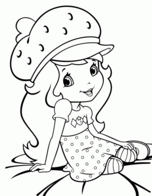 Disegno di Fragolina da stampare e colorare 3