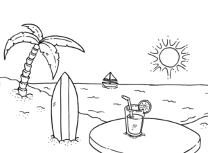 Disegno di mare da stampare e colorare 16
