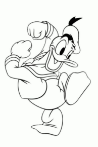 Disegno di Paperino da stampare e colorare 96