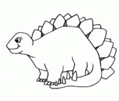 Disegni di Stegosauri da colorare