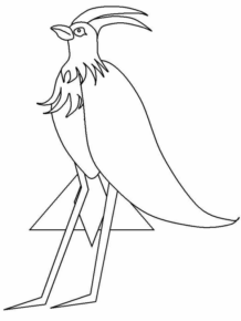 Disegno di uccello da stampare e colorare 44