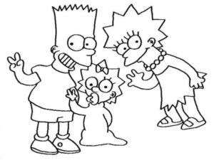 Disegno di I Simpson da stampare e colorare 55