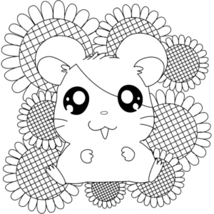 Disegno di Hamtaro da stampare e colorare 4