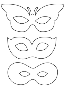 Disegno di maschera da stampare e colorare 57