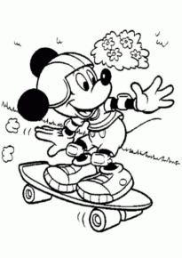 Disegno di Topolino da stampare e colorare 107