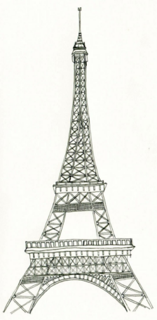 Disegno di monumento famoso da stampare e colorare 47
