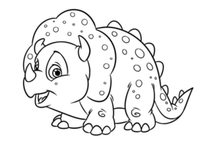 Disegno di Triceratopo da stampare e colorare 41