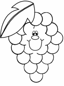 Disegno di mora da stampare e colorare 2