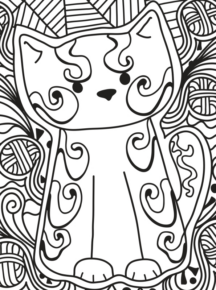Disegno di mandala da stampare e colorare 106