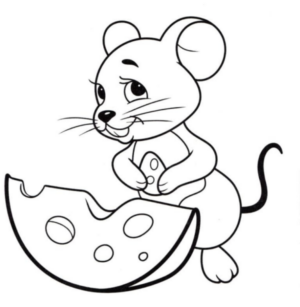 Disegno di topo da stampare e colorare 25