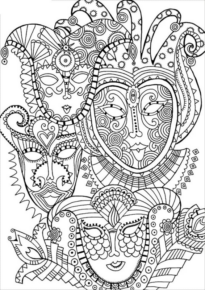 Disegno di mandala da stampare e colorare 1096