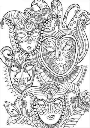Disegno di mandala da stampare e colorare 1096