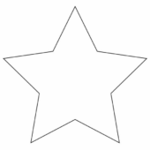 Disegni di Stelle da colorare