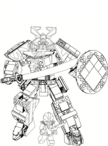 Disegno di Power Rangers da stampare e colorare 3