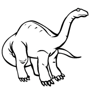 Disegno di Brachiosauro da stampare e colorare 34