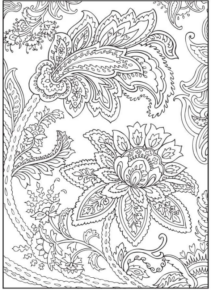 Disegno di mandala da stampare e colorare 1172