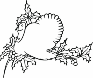 Disegno di tacchino da stampare e colorare 78