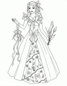 Disegno di Tutte le principesse Disney da stampare e colorare 25