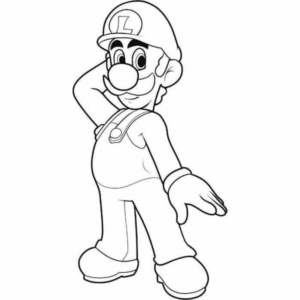Disegno di Super Mario da stampare e colorare 30