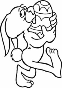 Disegno di uovo di Pasqua da stampare e colorare 91