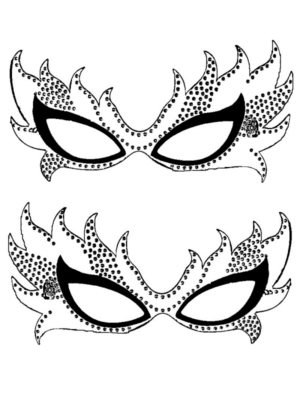 Disegno di maschera da stampare e colorare 53
