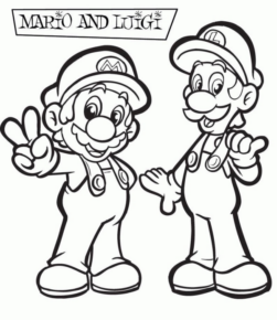 Disegno di Super Mario da stampare e colorare 128