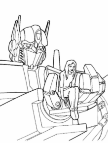 Disegno di Transformers da stampare e colorare 93