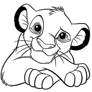 Disegno di Re Leone da stampare e colorare 153