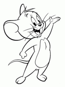 Disegno di Tom e Jerry da stampare e colorare 29