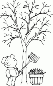 Disegno di albero da stampare e colorare 103