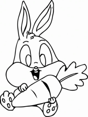 Disegno di Bugs Bunny da stampare e colorare 30
