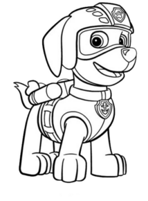 Disegno di Paw Patrol – Cane pompiere da stampare e colorare 7 Disegno di Paw Patrol – Cane pompiere da stampare e colorare 7