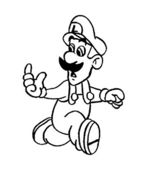 Disegno di Super Mario da stampare e colorare 100