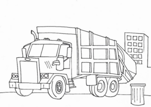 Disegno di mezzo da lavoro da stampare e colorare 82 Disegno di mezzo da lavoro da stampare e colorare 82