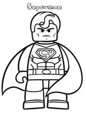 Disegno di LEGO Justice League da stampare e colorare 7