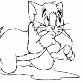 Disegno di Tom e Jerry da stampare e colorare 18