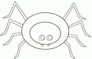 Disegno di ragno da stampare e colorare 41
