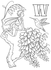 Disegno di fata da stampare e colorare 35
