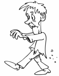 Disegno di Frankenstein da stampare e colorare 27