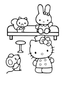 Disegno di Hello Kitty da stampare e colorare 54