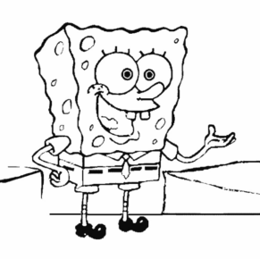 Disegno di Spongebob da stampare e colorare 13