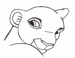 Disegno di Re Leone da stampare e colorare 6