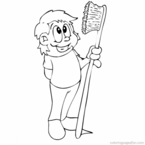Disegno di igiene da stampare e colorare 5