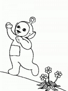 Disegno di Teletubbies da stampare e colorare 9