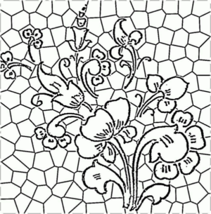 Disegno di mandala da stampare e colorare 1374