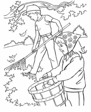 Disegno di giardiniere da stampare e colorare 56